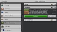 Activate the texture pack from the main settings in Bedrock Edition (Image via Mojang)